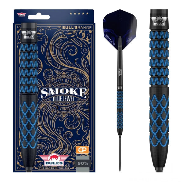 Bull's NL Blue Jewel CP 90% Tungsten Steel Tip Darts-1-21 GRAM-Premier Darts