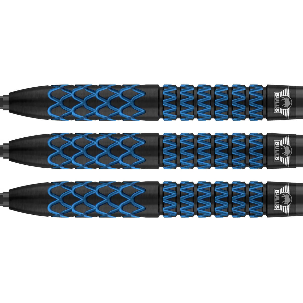Bull's NL Blue Jewel CP 90% Tungsten Steel Tip Darts-3-21 GRAM-Premier Darts
