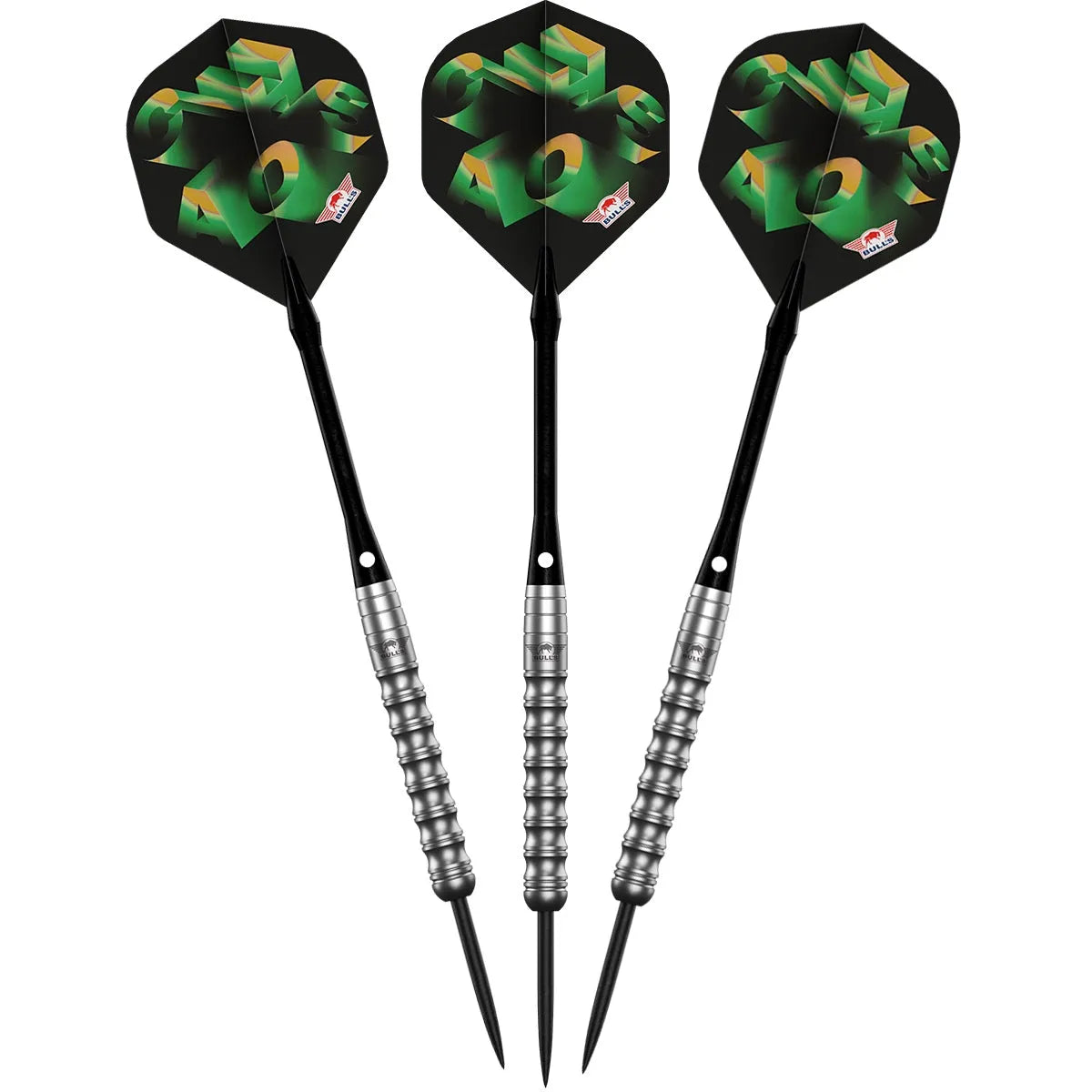 Bull's NL Chaos Green 90% Tungsten Steel Tip Darts