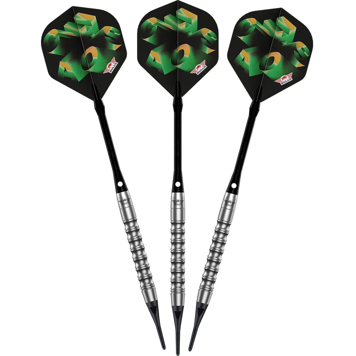 Bull's NL Chaos Green 90% Tungsten Soft Tip Darts