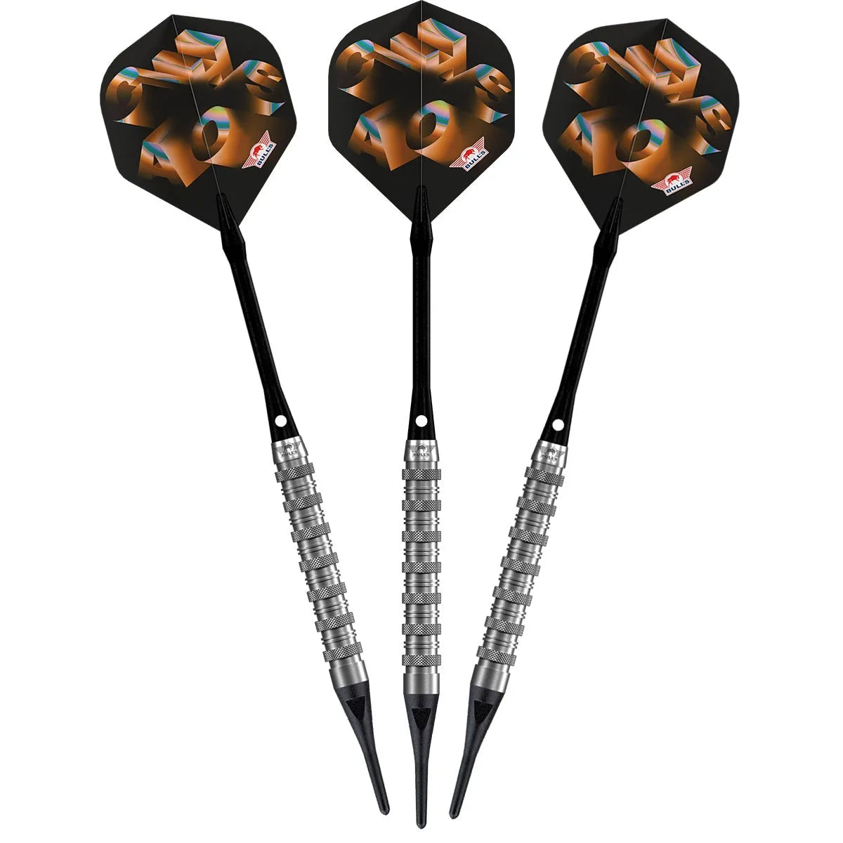 Bull's NL Chaos Orange 90% Tungsten Soft Tip Darts