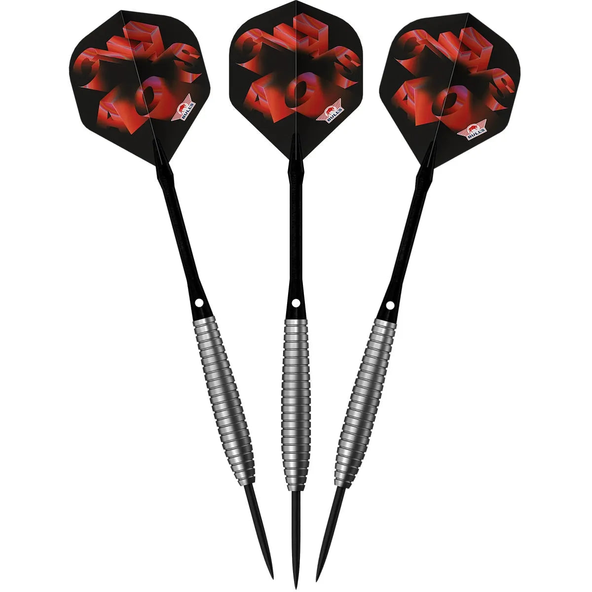 Bull's NL Chaos Red 90% Tungsten Steel Tip Darts