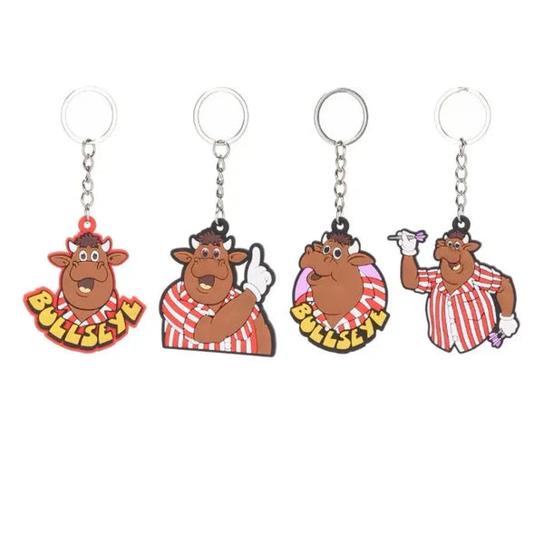 Bullseye Keyring-1-Bully Moo-Premier Darts