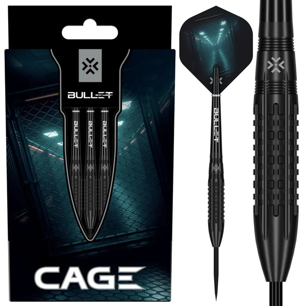 Bullet Cage 90% Tungsten Steel Tip Darts-1-24 GRAM-Premier Darts