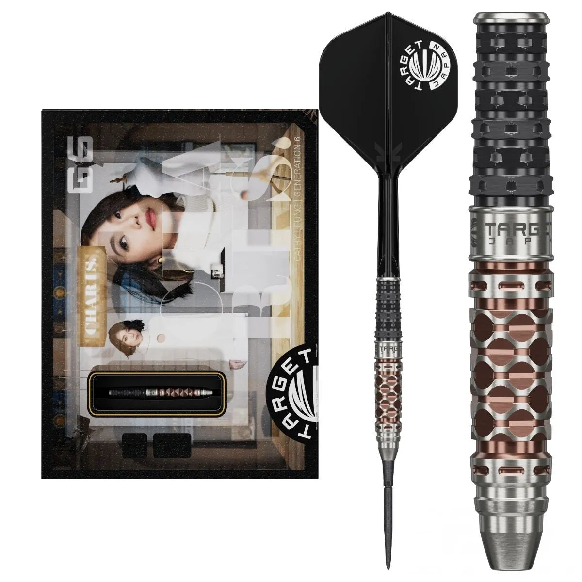Target Japan Charis G6 90% Tungsten Steel Tip Darts-1-23 GRAM-Premier Darts
