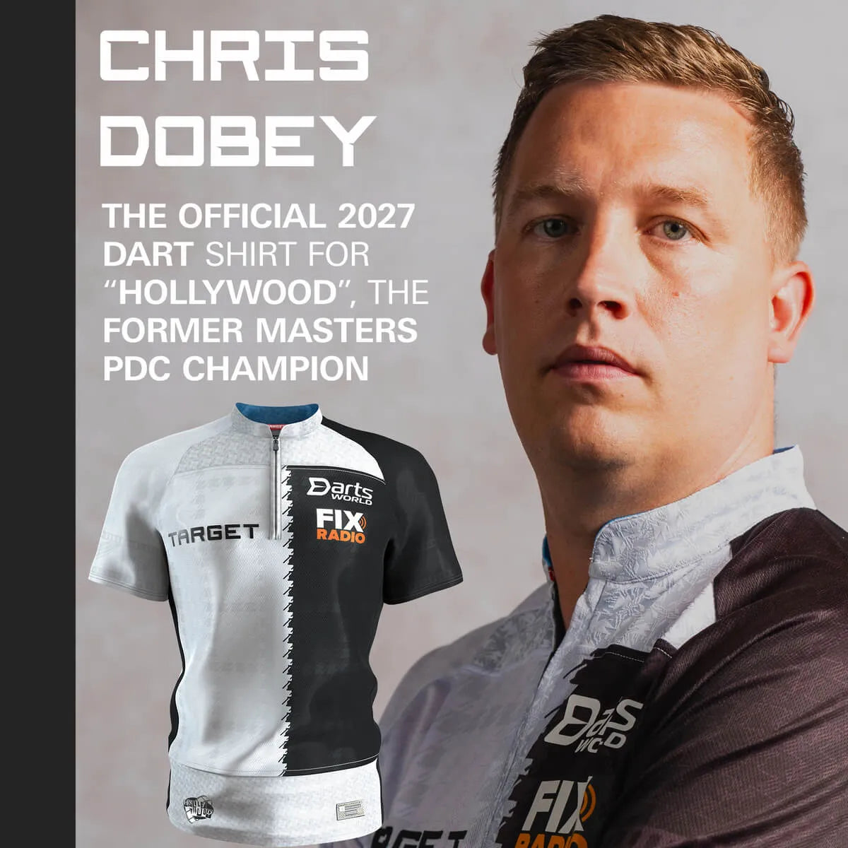 Target Darts Chris Dobey 2027 Player Shirt-3-8 Years-Premier Darts