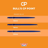 Bull's NL CP Ringed Grip Dart Points-5-Black-32mm-Premier Darts