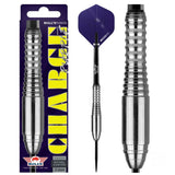 Bull's NL Charge Purple Nickel Coated Brass Steel Tip Darts-4-23 GRAM-Premier Darts