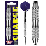 Bull's NL Charge Purple Nickel Coated Brass Steel Tip Darts-9-24 GRAM-Premier Darts