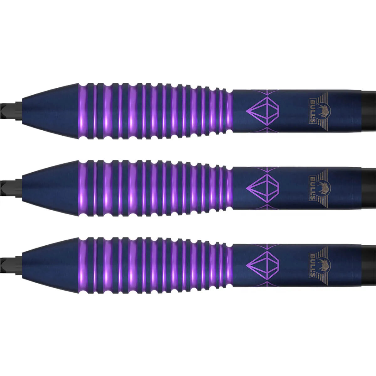Bull's NL Christel Timmermans E1 CP 90% Tungsten Steel Tip Darts-3-25 GRAM-Premier Darts