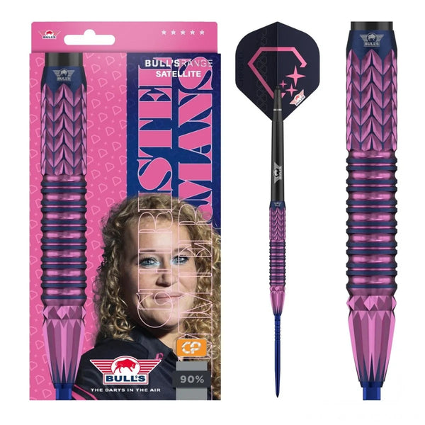 Bull's NL Christel Timmermans E2 CP 95% Tungsten Steel Tip Darts-1-23 GRAM-Premier Darts