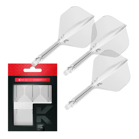 Target Darts K-Flex Flight System No2-16-Clear-Intermediate-Premier Darts