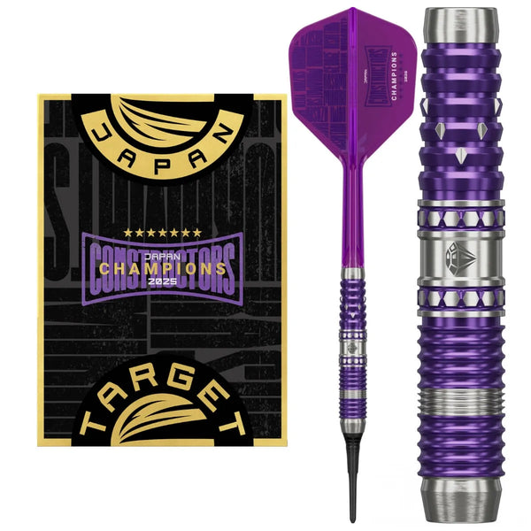 Target Japan Constructors Champion Diamond G3 90% Tungsten Soft Tip Darts-1-20 GRAM-Premier Darts