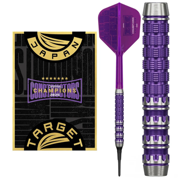 Target Japan Constructors Champion Raptor G6 90% Tungsten Soft Tip Darts-1-20 GRAM-Premier Darts