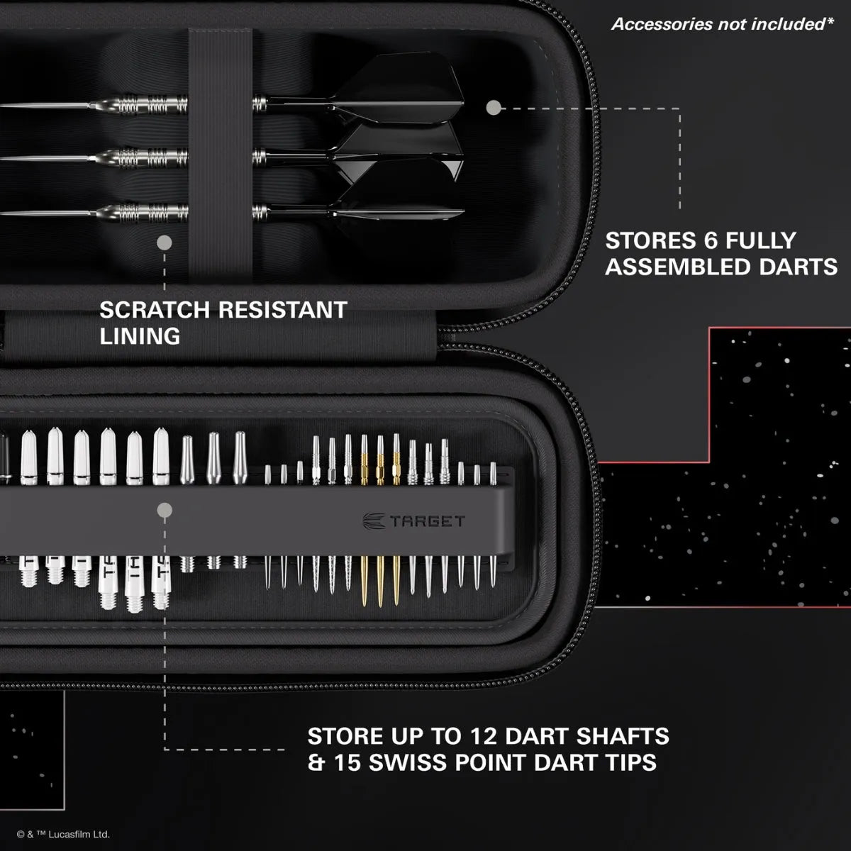 Target Darts Darth Maul Boa Darts Case