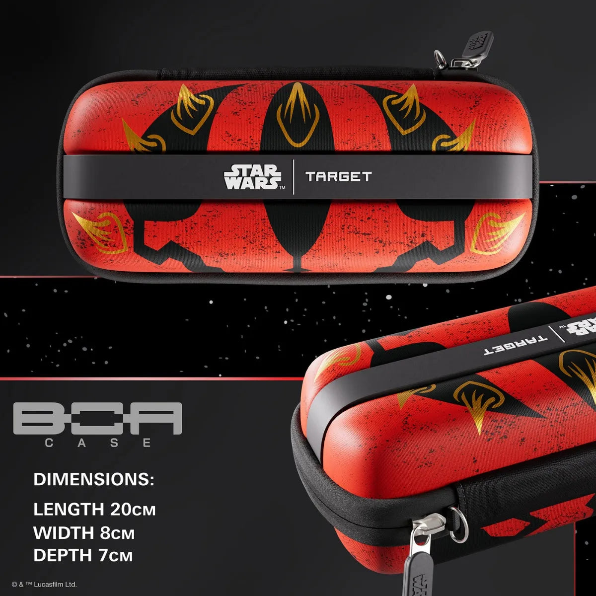 Target Darts Darth Maul Boa Darts Case