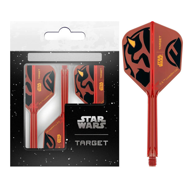 Star Wars | Target Darth Maul K-Flex Flight System No6-1-Short-Premier Darts