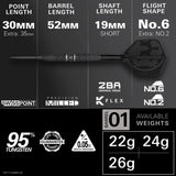 Target Darts Darth Vader SP 95% Tungsten Steel Tip Darts