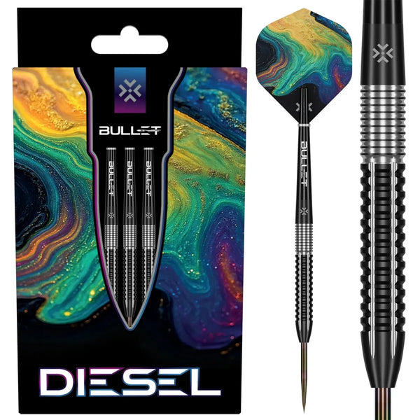 Bullet Diesel 85% Tungsten Steel Tip Darts-1-22 GRAM-Premier Darts