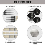 Target Darts Dimitri Van Den Bergh 95K 95% Tungsten Soft Tip Darts
