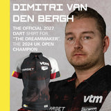 Target Darts Dimitri Van Den Bergh 2027 Player Shirt-3-Small-Premier Darts