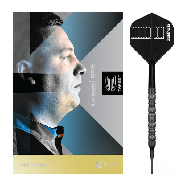 Target Darts Chris Dobey 95K 95% Tungsten Soft Tip Darts-1-18 GRAM-Premier Darts