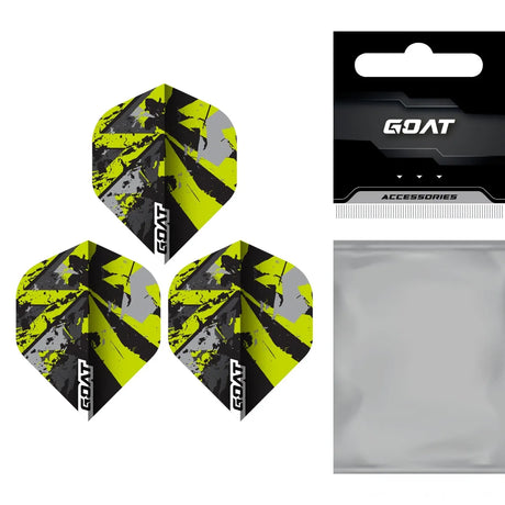 GOAT Dumbbell No2 Flights-3-Premier Darts