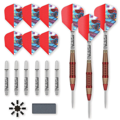 DW Flashback Brass Red Steel Tip Darts
