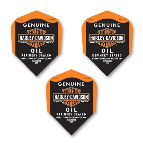 DW Harley Davidson Black Oil Dart Flights