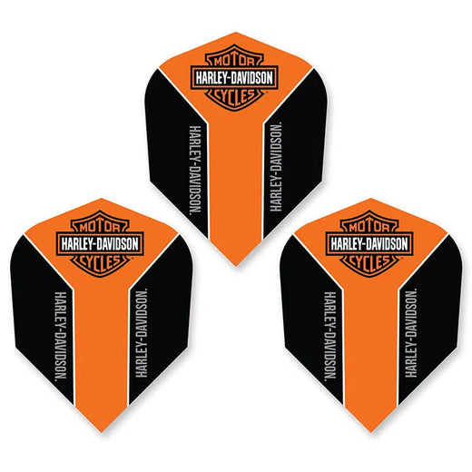 DW Harley Davidson Extra Small Logo Dart Flights-1-Premier Darts