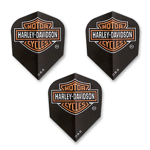 DW Harley Davidson Holographic Logo Dart Flights-1-Premier Darts