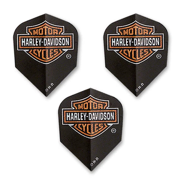 DW Harley Davidson Holographic Logo Dart Flights-1-Premier Darts