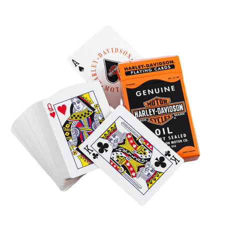 DW Harley Davidson Oil Can Playing Cards