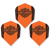 DW Harley Davidson Orange Small Logo Dart Flights