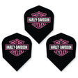 DW Harley Davidson Pink Logo Dart Flights