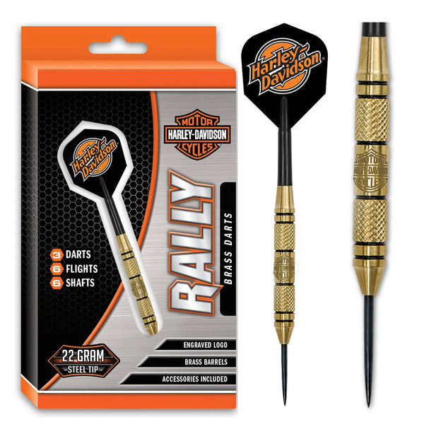 DW Harley Davidson Rally Brass Steel Tip Darts-1-22 GRAM-Premier Darts
