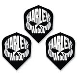 DW Harley Davidson Skull Words Dart Flights