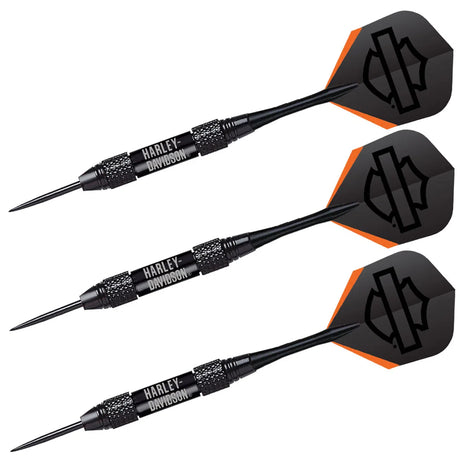 DW Harley Davidson Black Lightning Steel Tip Darts