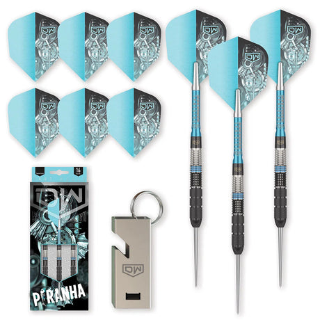 DW Piranha 01 90% Tungsten Steel Tip Darts