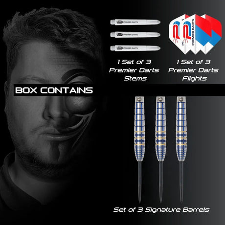 Shot Collab Series Darts Anonymous 90% Tungsten Steel Tip Darts-5-23 GRAM-Premier Darts