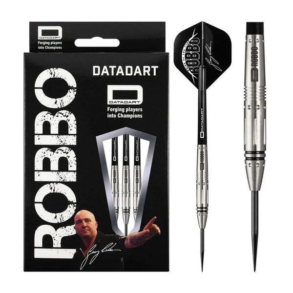 DataDart Gary Robson - MK3 Hybrid 90% Tungsten Steel Tip Darts-1-22 GRAM-Premier Darts