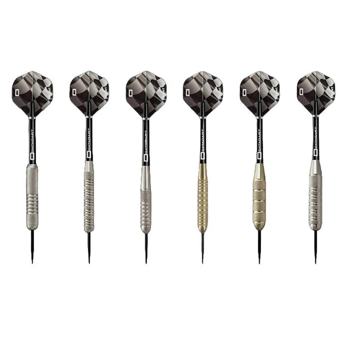 DataDart Grand Prix Silver Nickel Steel Tip Darts