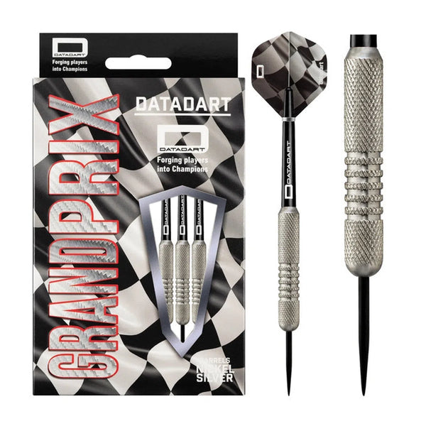 DataDart Grand Prix Silver Nickel Steel Tip Darts-1-18 GRAM-Premier Darts