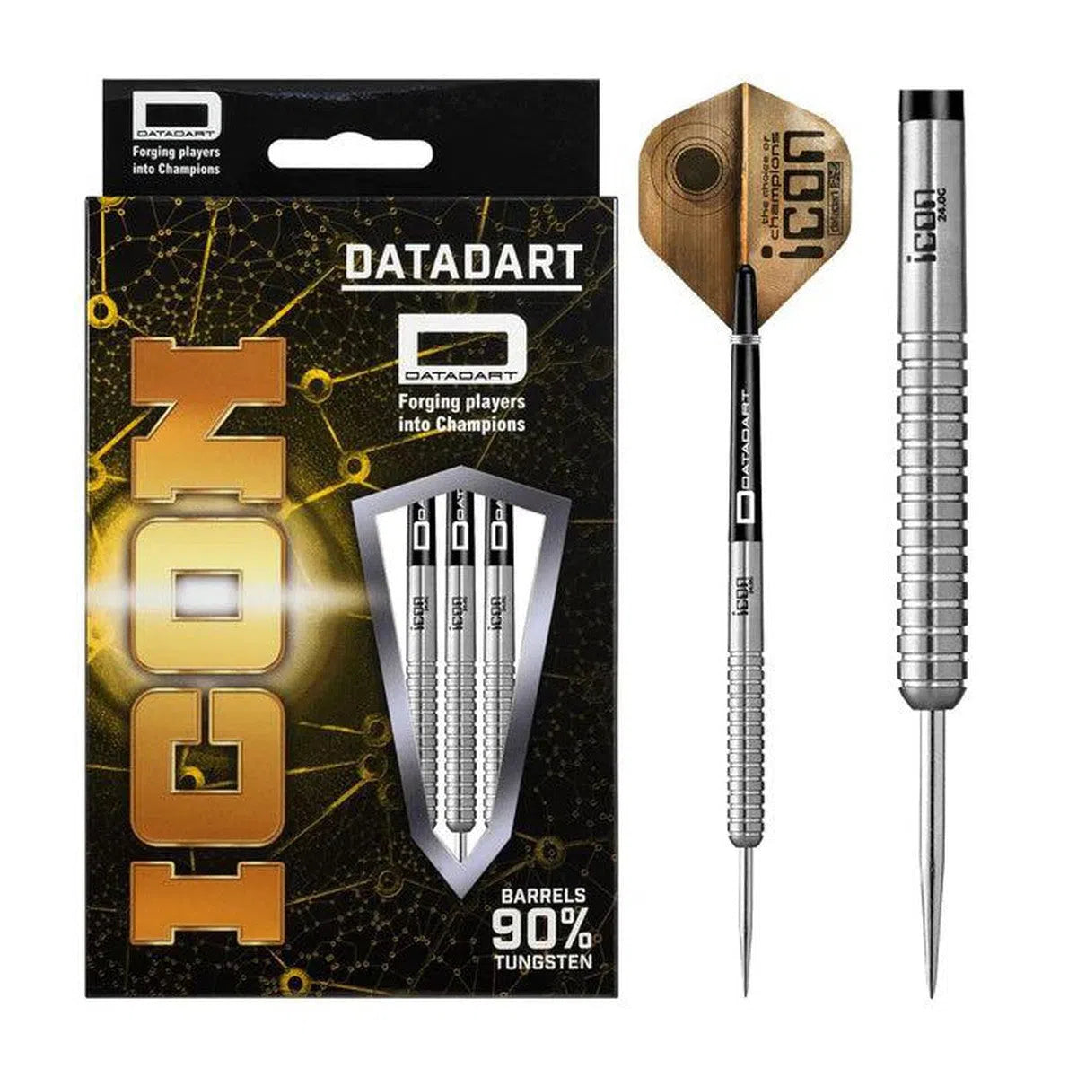 DataDart Icon 90% Tungsten Steel Tip Darts