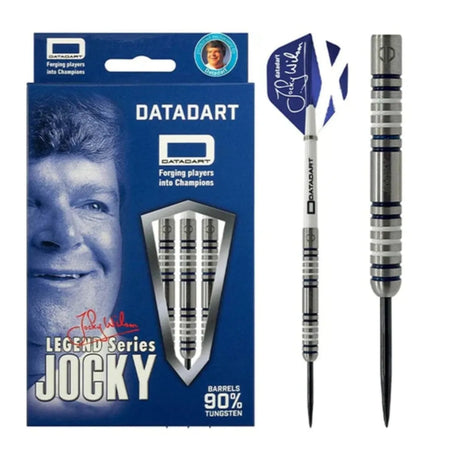 DataDart Jocky Wilson Ghost 90% Tungsten Steel Tip Darts