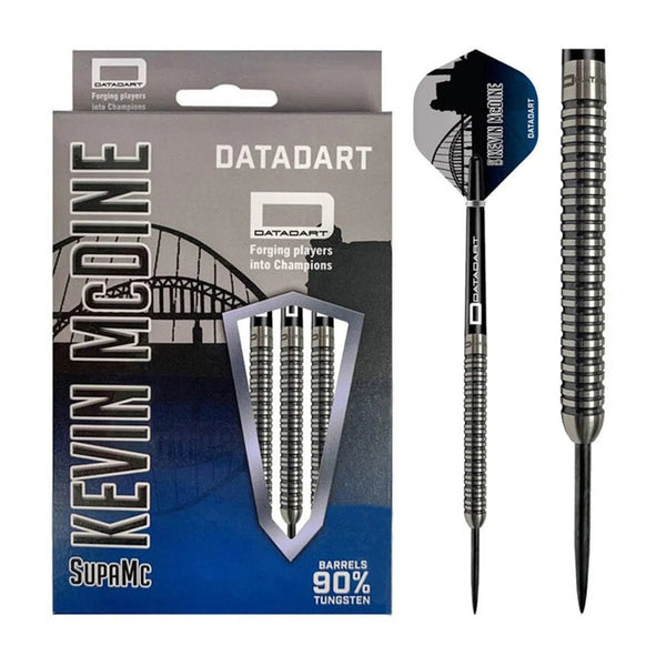 DataDart Kevin McDine MK2 90% Tungsten Steel Tip Darts-1-22 GRAM-Premier Darts