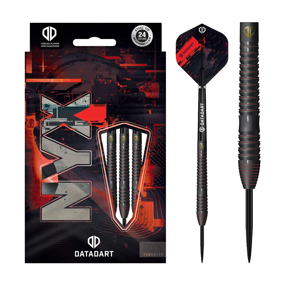 DataDart NYX 90% Tungsten Steel Tip Darts – Premier Darts