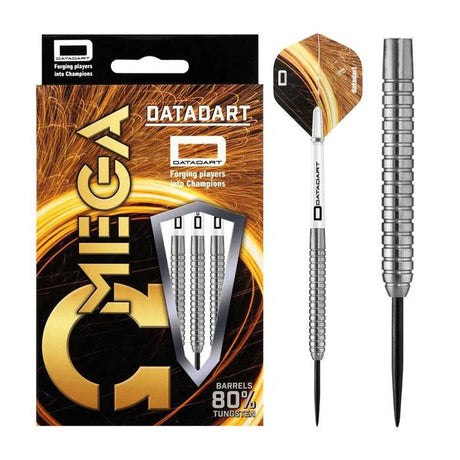 DataDart Omega Ringed Regular 80% Tungsten Steel Tip Darts