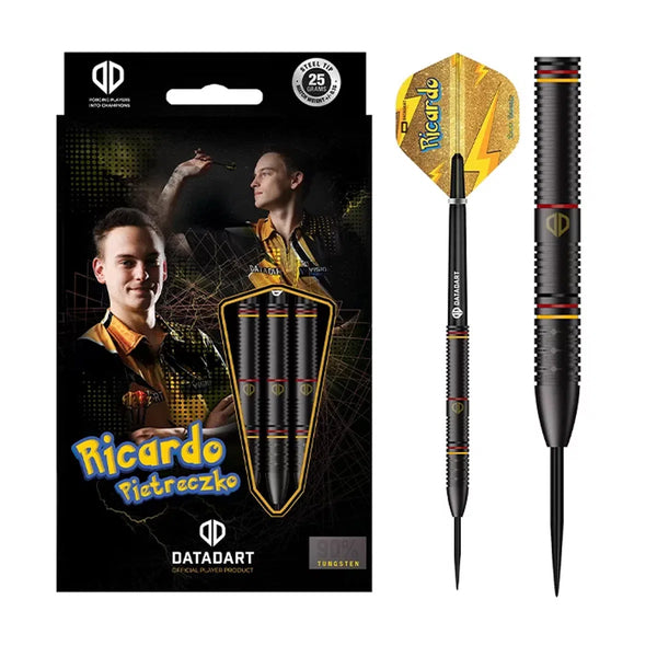 DataDart Ricardo Pietreczko Pikachu 90% Tungsten Steel Tip Darts-1-21 GRAM-Premier Darts