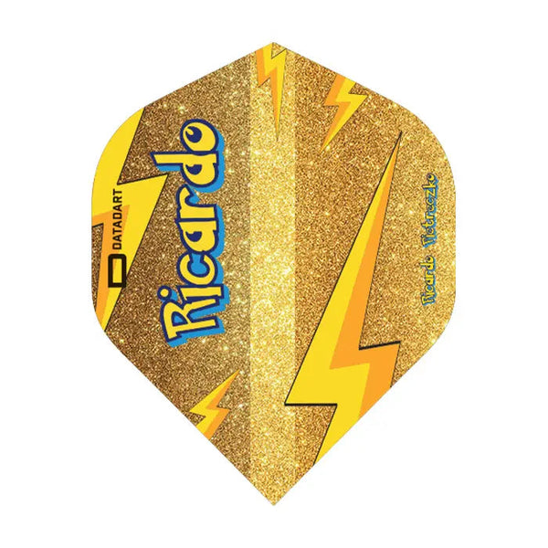 DataDart Ricardo Pietreczko Standard No2 Flights - Gold-1-Premier Darts